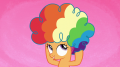 wiki:scootaloo_putting_on_a_rainbow_wig_s7e8.png