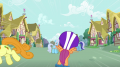 wiki:shoeshine_staring_at_scootaloo_from_a_distance_s3e6.png
