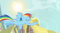 wiki:rainbow_dash_with_bits_in_her_hoof_s3e06.png