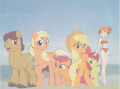 wiki:snap_shutter_mane_allgood_scootaloo_applejack_and_apple_bloom_meets_misty_in_crystal_beach_vacation.png